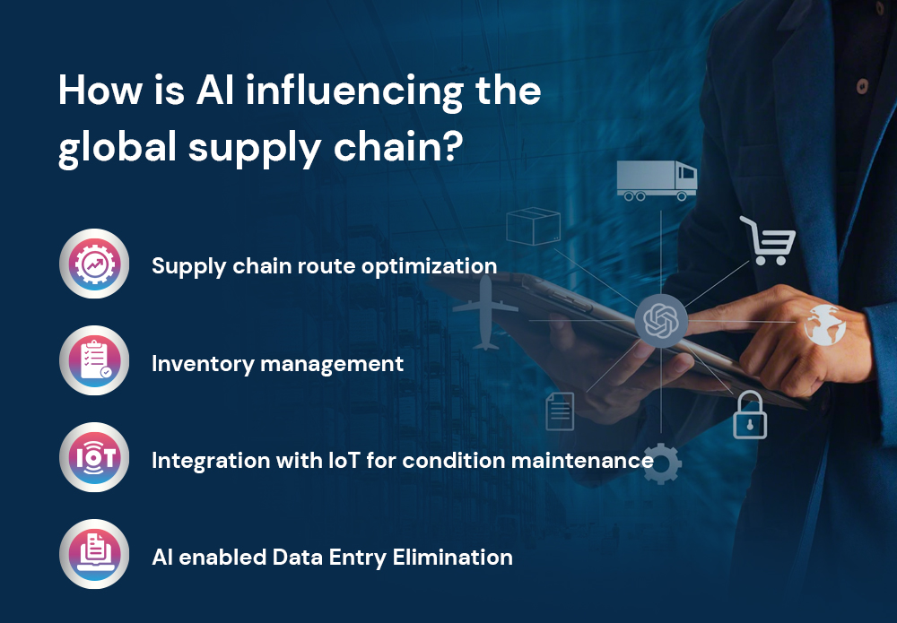 Artificial Intelligence (AI) provides numerous benefits to supply chain businesses.